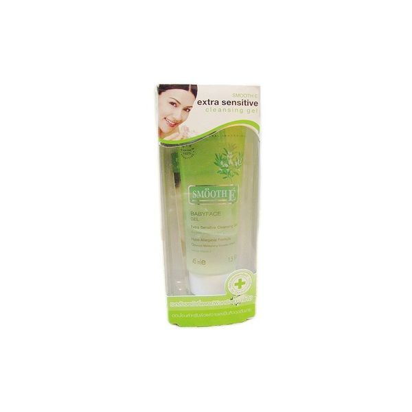 โฟมล้างหน้า Smooth E Sensitive Cleansing Gel 45 mL