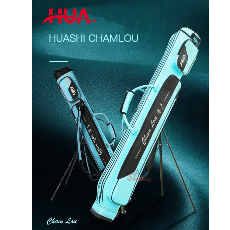 กระเป๋าใส่คัน HUA Cham Lou Bag ลายเกล็ดปลา 2 ช่อง - 3 ช่อง