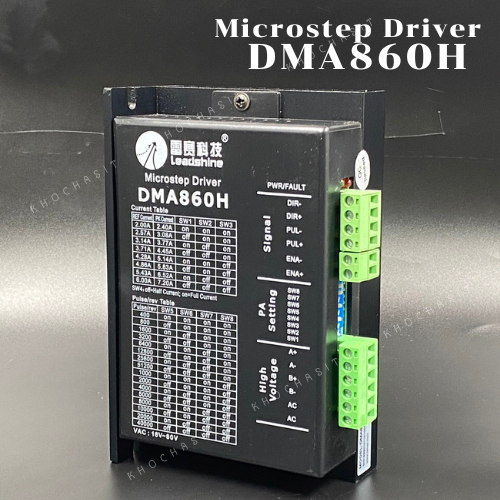 Drive DMA860H /Step drive/ไมโครสเต็ป / ไมโครสเต็ปไดรฟ์เวอร์ / Microstep Driver DMA860H(Leadshine) VD