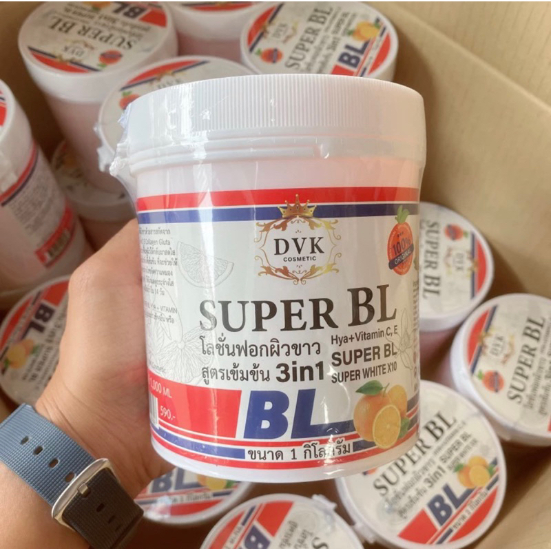 BL Super หัวเชื้อบีแอล สูตรเข้มข้น (สูตร Hya + Vitamin C ,E) ขนาด1000 กรัม