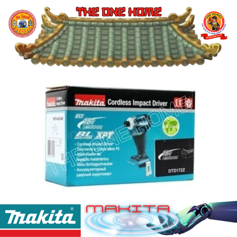 MAKITA รุ่น DTD172Z สว่านอิมแพคไร้สาย 18V # ออกใบเสร็จ-ใบกำกับภาษีได้ครับ