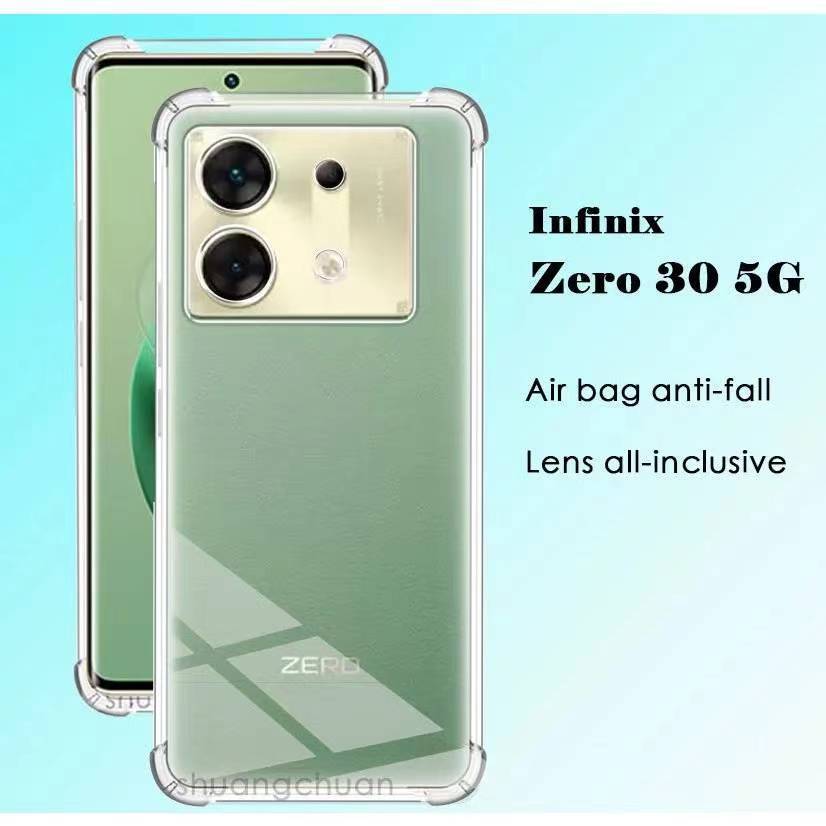 Zero 30ตรงรุ่น(พร้อมส่งในไทย)เคสTPU​นิ่ม​แบบคลุมกล้องInfinix Zero 30 5G