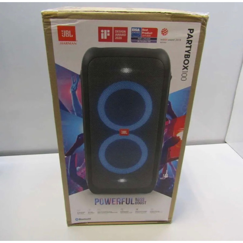 JBL PartyBox 100 Portable Wireless Bluetooth Speaker - Black