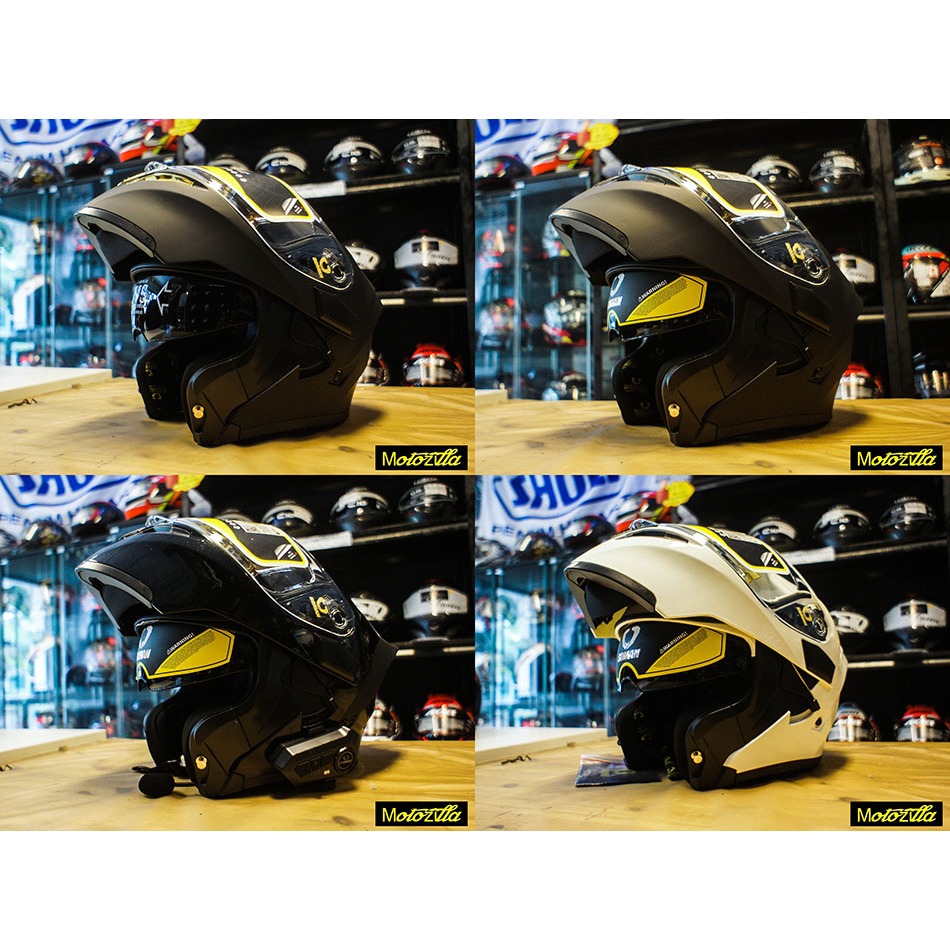 หมวกกันน็อค Soman รุ่น SM955 พร้อม บลูทูธ M6