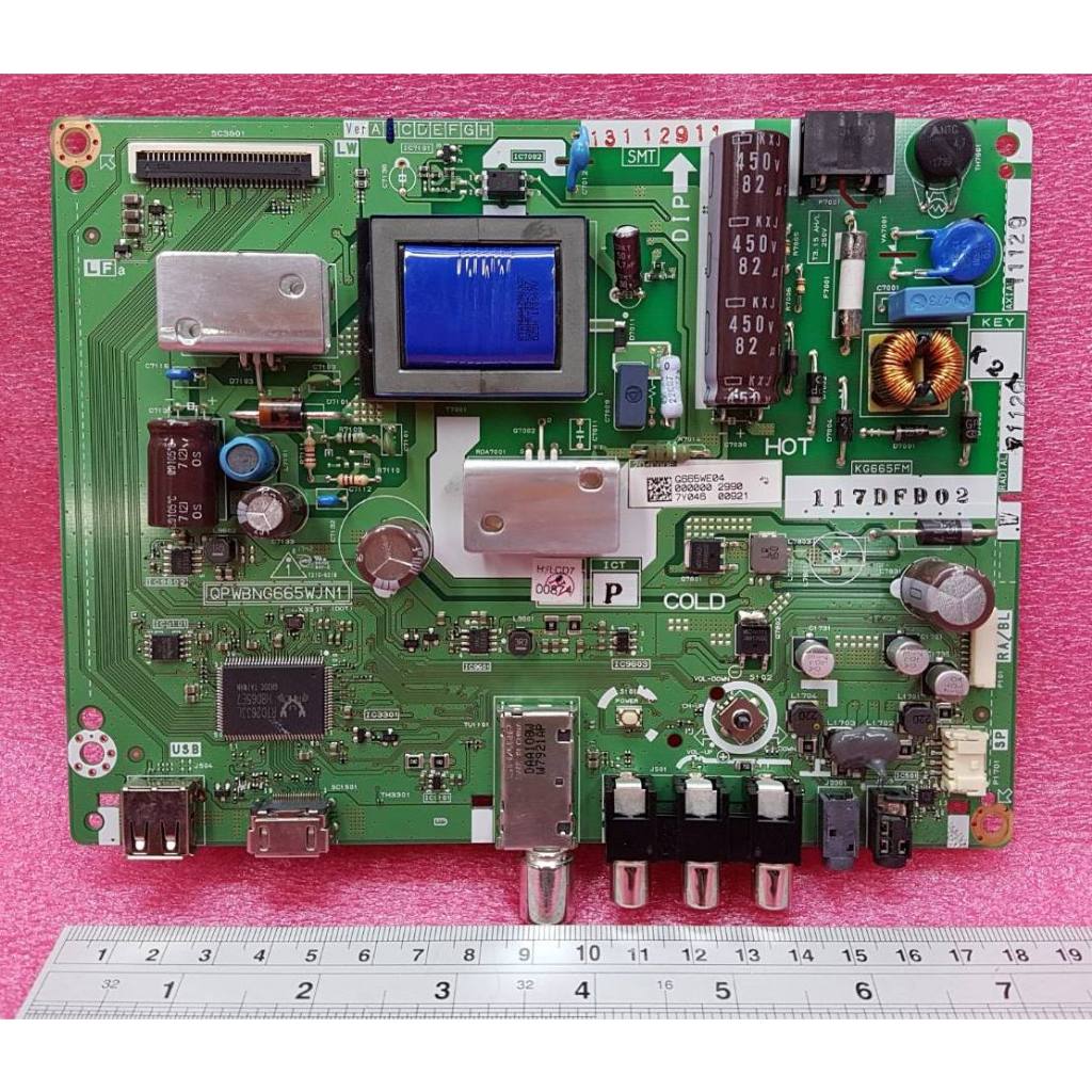 มือสอง เมนบอร์ดทีวี ชาร์ป OneBoard TV SHARP ใช้กับรุ่น LC-32LE180m 32le180