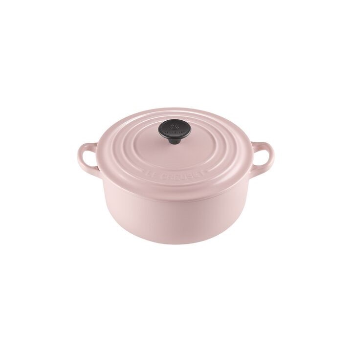 หม้อเหล็กหล่อ ทรงกลม ขนาด 14cm สีชมพู TRADITION ROUND CASSROLE 14 CHIFFON PINK