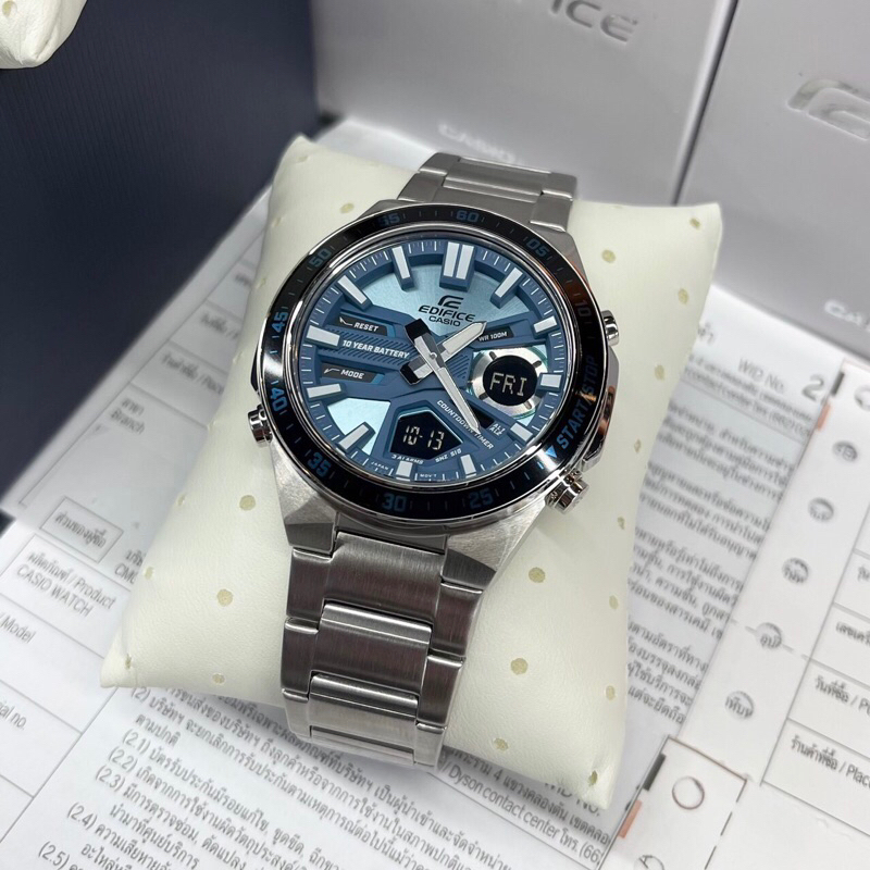 🎁CASIO EDIFICE EFV-C110D-2B ของแท้ 100% พร้อมส่ง ประกัน 1 ปี