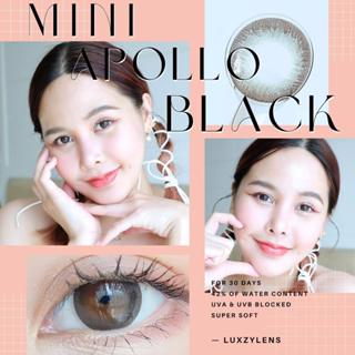 🔥คอนแทคเลนส์✨ขนาดมินิ✨Black ✨Mini Apollo (Luxzylens)