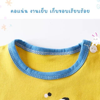 ชุดเซ็ตเด็กผ้าฝ้าย เสื้อผ้าเด็กผู้หญิง แฟชั่นเด็ก เสื้อยืดเด็ก ผ้าฝ้ายผสม ใส่สบาย ไม่ร้อน baby clothes (พร้อมส่งในไทย)