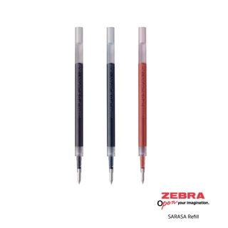 Zebra refill ไส้ปากกา sarasa ขนาด 0.5/0.7/1.0 มม. น้ำเงิน ดำ แดง