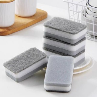 ฟองน้ำ ฟองน้ำล้างจาน หนาพิเศษ 3 ชั้น เกรดดี  #F063