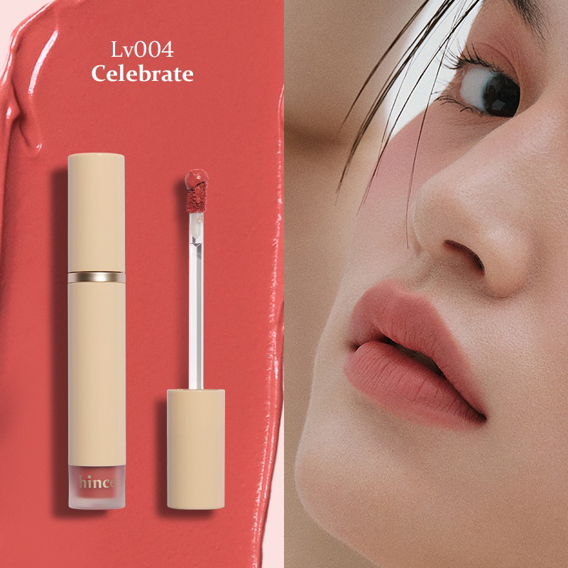 HINCE Mood Enhancer Water Liquid Glow (สี LV 004) ลิป มู้ด วอเตอร์ โกลว์ เครื่องสำอาง ลิปสติก