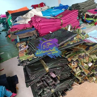 ผ้าร่ม ผ้าuv ผ้าใบฟลายชีท กันแดดกันฝน กันuv แบบสั่งตัดตามต้องการ (ทักแชทก่อนสั่ง)