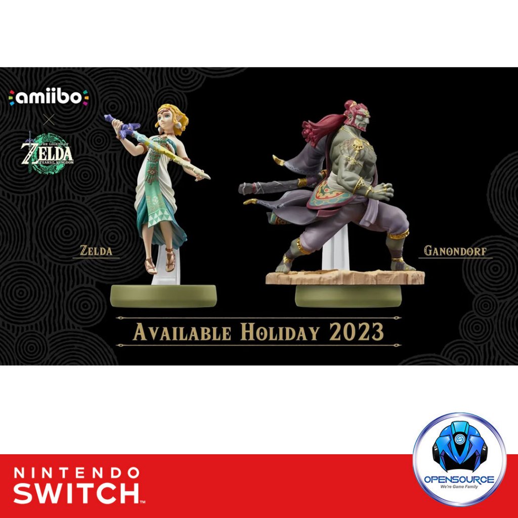 [พร้อมส่ง]Nintendo: Amiibo - Zelda Tears of the Kingdom Edition (Original JP) - Zelda & Ganondorf fo