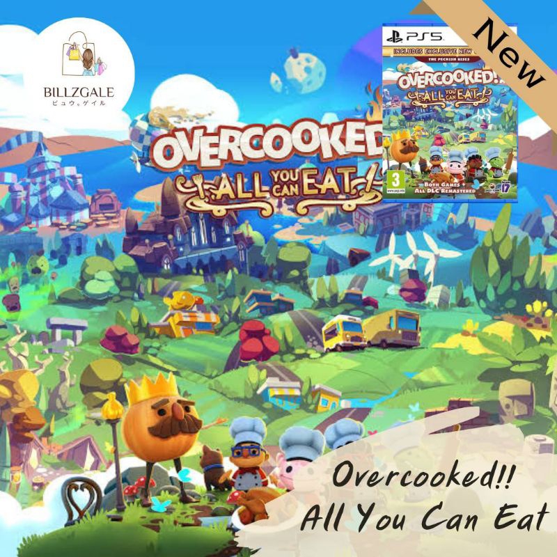 [🔥 โปร 7.1 ลด 20% เหลือ 872 บาท โค้ดทักแชท 💥] (พร้อมส่งจาก กทม.)(มือ1) PS5 | Overcooked! All You Can