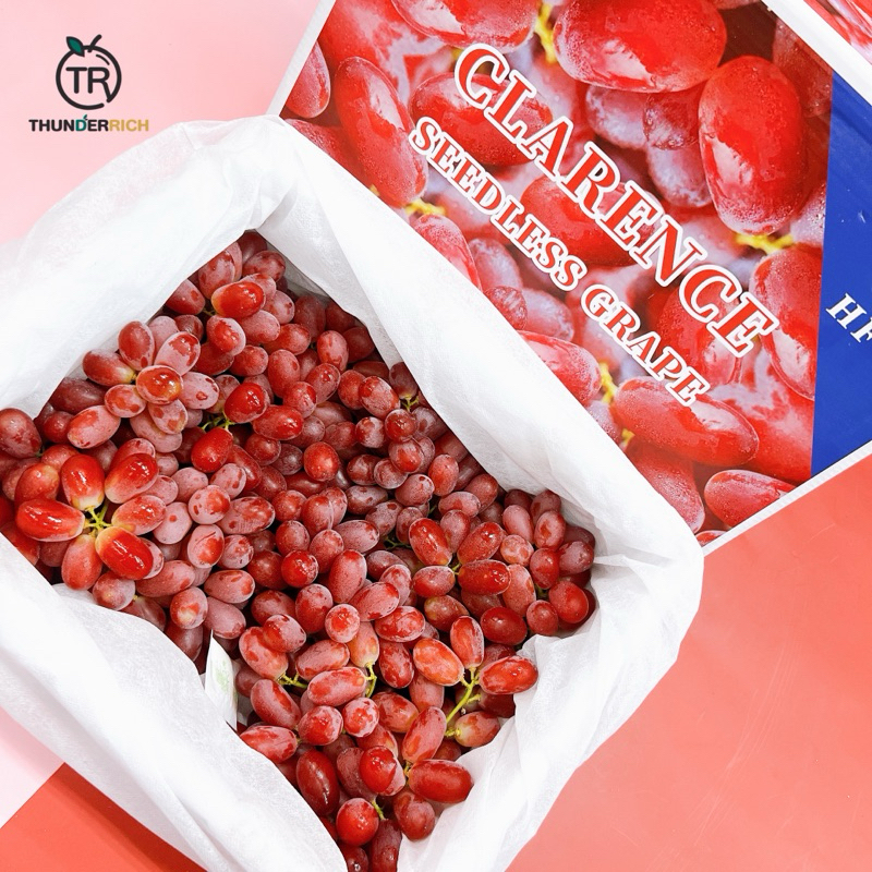 ส่งฟรี สินค้าเข้าใหม่ 13/12/67 Crimson Grape องุ่นแดงไร้เมล็ดคริมสันนกแก้วนำเข้าจากประเทศจีน