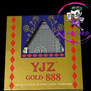 ขอบทอง 888 YJZ พลาสติกอย่างดี (1 สำรับ)