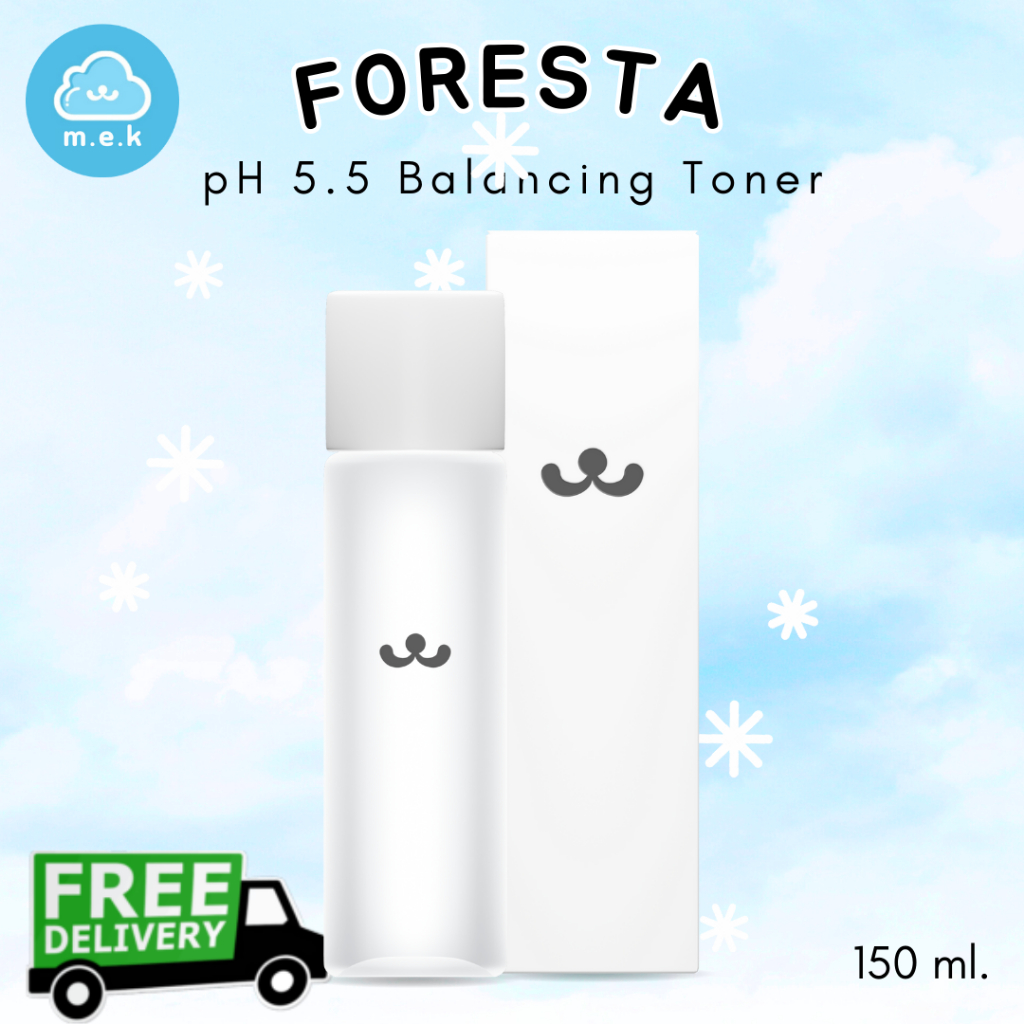 (ตัวแทน) Foresta โทนเน่อร์ pH 5.5 Balancing Toner ฟอเรสต้า พีเอช 5.5 บาลานซ์ซิ่ง โทนเน่ (จัดส่งฟรี)