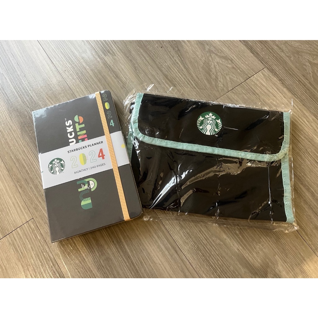 Starbucks Planner Premium Set (Starbucks Planner 2024 & กระเป๋า)