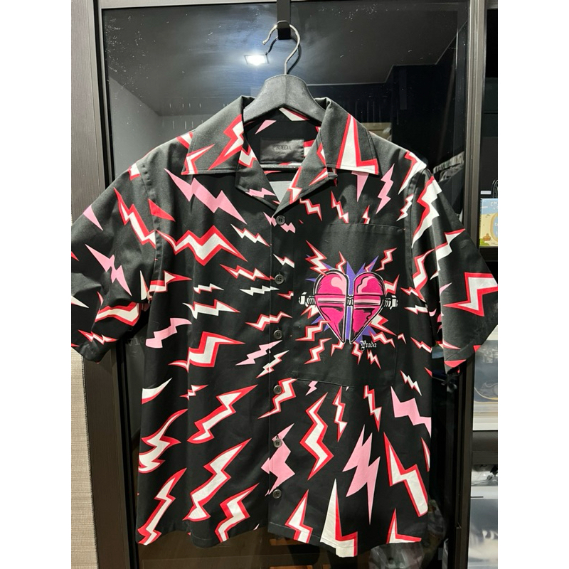 ของแท้💯พร้อมส่ง‼️เสื้อเชิ้ต Prada poplin shirt 2020