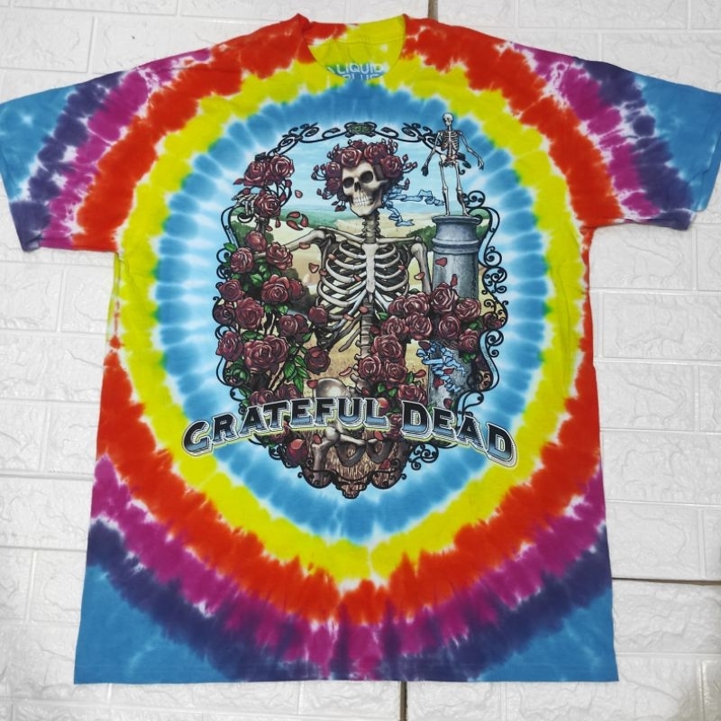 เสื้อยืดวง Grateful Dead.งาน Liquid blue ลิขสิทธิ์แท้.