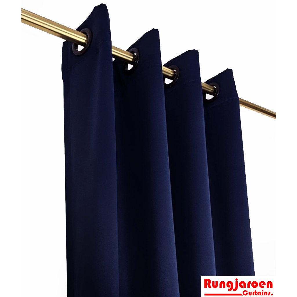 แนะนำ ผ้าม่าน ผ้าม่านสีกรม แบบตาไก่ สีพื้น Blackout UV ตกแต่งบ้าน By ร้านรุ่งเจริญผ้าม่าน ราคาพิเศษ มีเก็บเงินปลายทาง