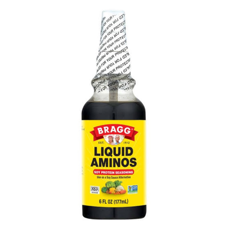 Bragg liquid aminos soy sauce 177ml.แท้ นำเข้าจากอเมริกา🇺🇸 ซอสถั่วเหลือง ขวดสเปรย์