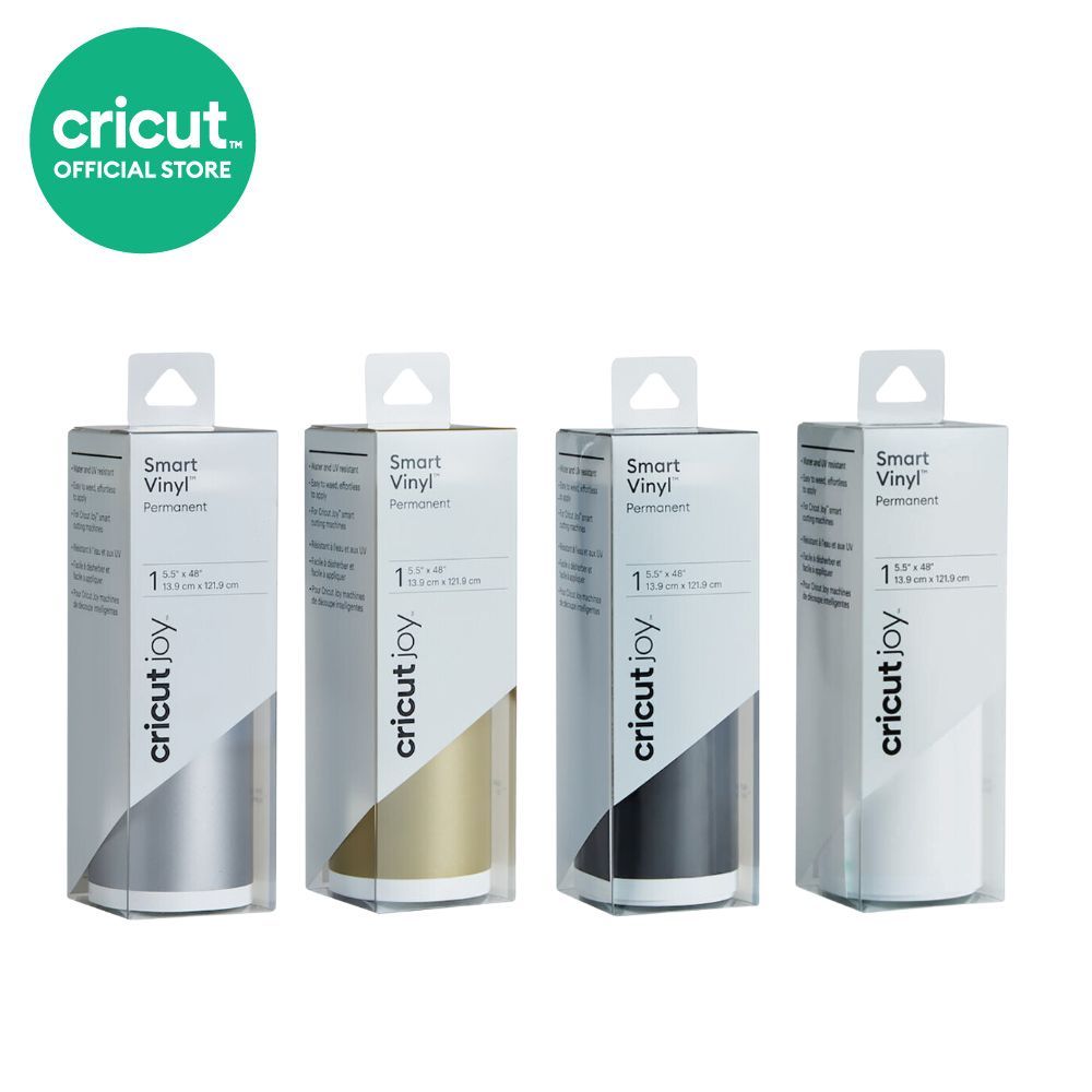 Cricut Joy Smart Vinyl Matte Permanent สำหรับเครื่องตัดรุ่น Cricut Joy ขนาด 5.5x48 นิ้ว