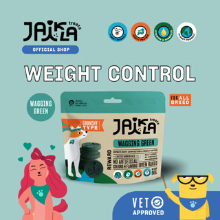 JAIKLA ขนมสุนัขเพื่อสุขภาพ สูตร WAGGING GREEN ควบคุมน้ำหนัก …