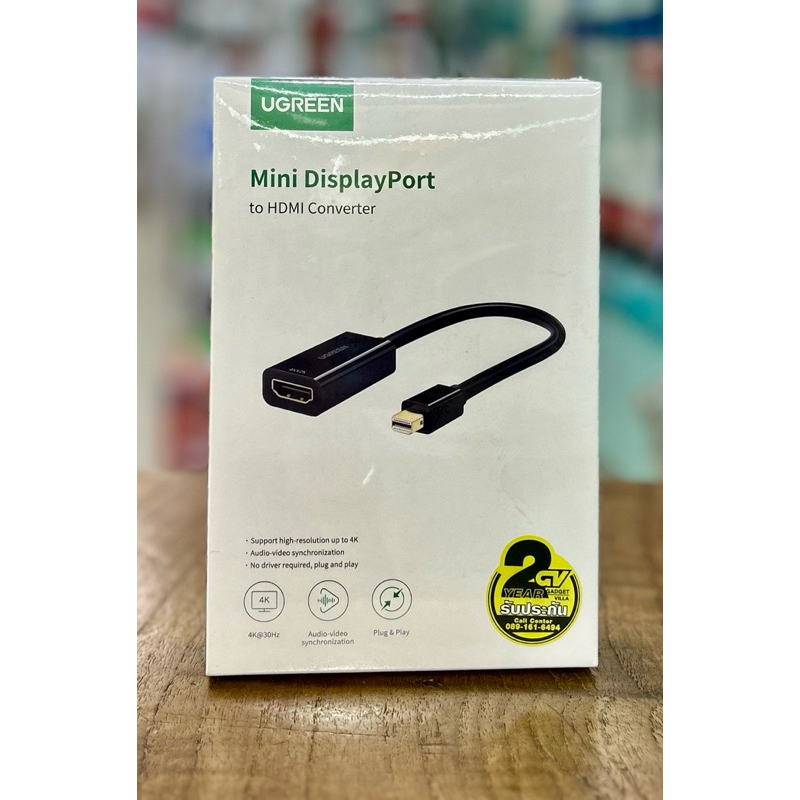 Ugreen 40360 4K Mini DisplayPort to HDMI Adapter The Ugreen 40360 is designed for connecting laptops or computers with m