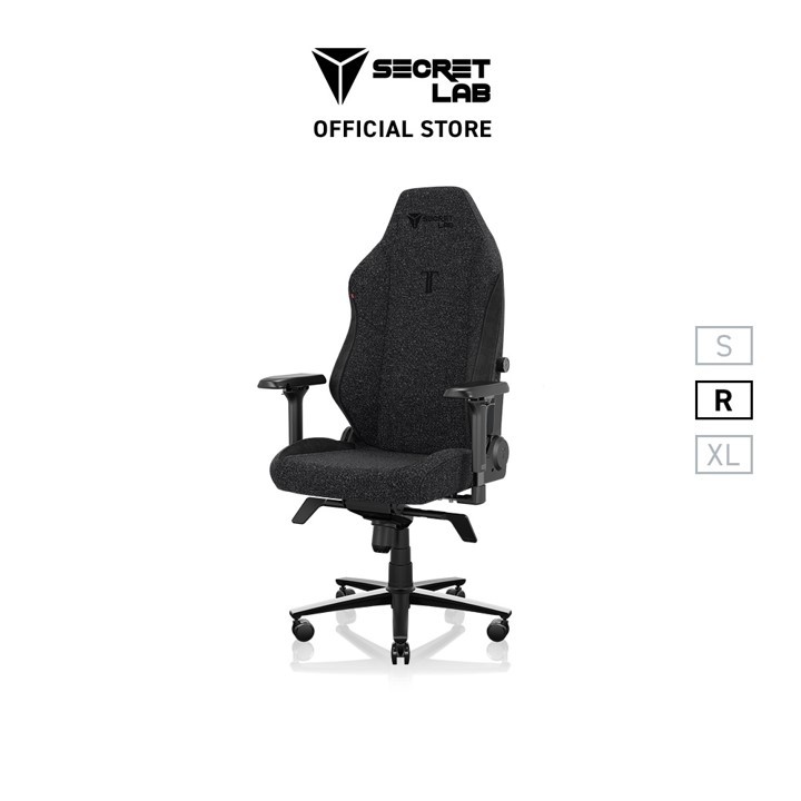 Secretlab TITAN Evo เบาะผ้า SoftWeave Plus —สีดำ³ (Black³) เก้าอี้เกมมิ่งเพื่อสุขภาพ Ergonomic Gaming Chair