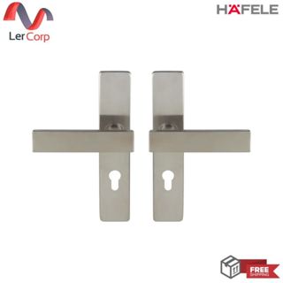 (Hafele) ชุดมือจับก้านโยกเพลทยาวสแตนเลสสตีล รุ่น พรีเมียม (ส…