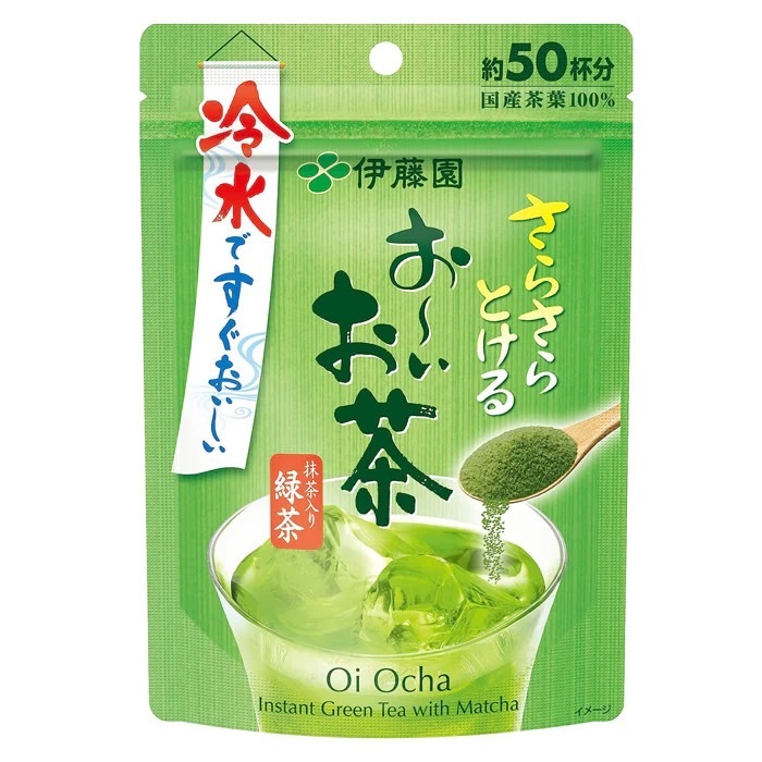 [ของแท้ Exp.3/2026] ITOEN ชาเขียว ผง 40 กรัม ชาเขียวญี่ปุ่น Itoen Instant Green Tea with Matcha