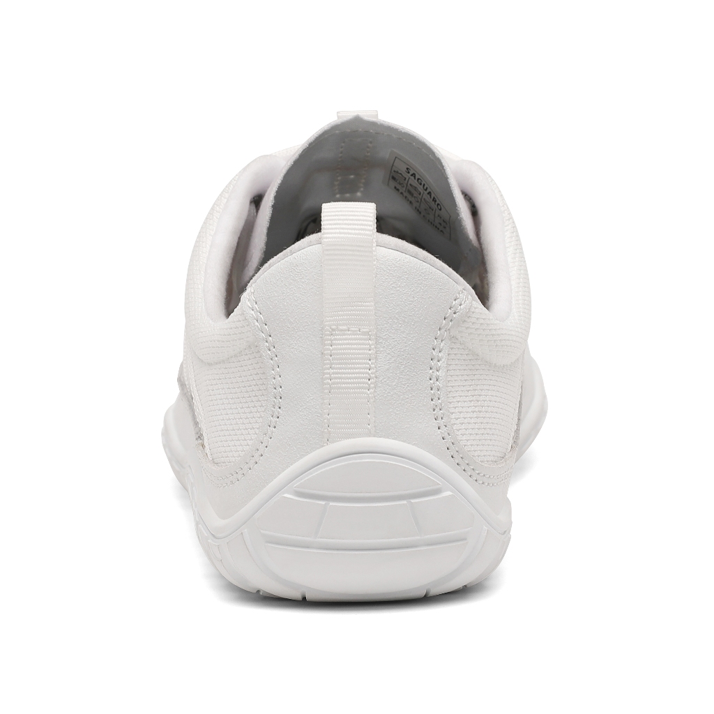 รองเท้า Saguaro Forestep หน้ากว้าง แบบลำลอง สไตล์มินิมอล barefoot shoes สีขาว