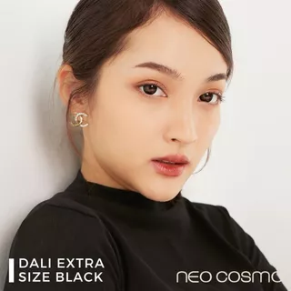 คอนแทคเลนส์ Dali Extra Size Black (Neo Cosmo) ดาลี่สีดำ สายแบ๊ว ขนาดโตปานกลาง มีส่งด่วนใน กทม.