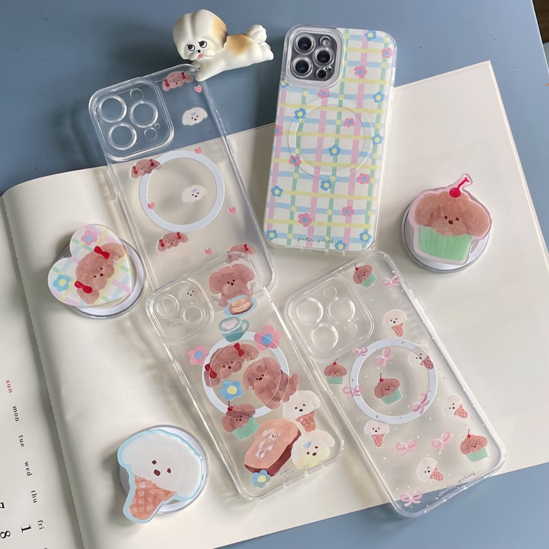 Phone Case โปรถูกมาก! เคสหลุดQC *ไม่รวมgriptok เกิดผิดพลาดทางการผลิต แต่ลายน่ารักจริงๆ l plaifah.postcard