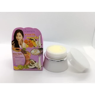 1 กระปุก np white perfect ครีม สูตรผลไม้รวมผสมน้ำมันมะพร้าวสกัดเย็น🥥
