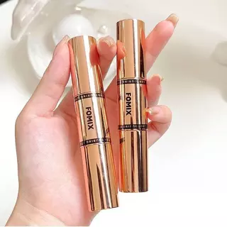 FOMIX ปากกาคอนทัวร์ไฮไลท์สติ๊ก 2 หัว รุ่นพรีเมียมเนื้อนุ่ม เกลี่ยง่าย สีสวย เนื้อนุ่ม ตินทน