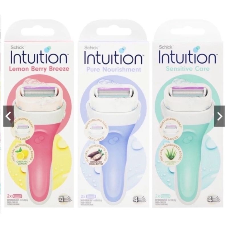 ใหม่แท้💯%SCHICK INTUITION SENSITIVE CARE