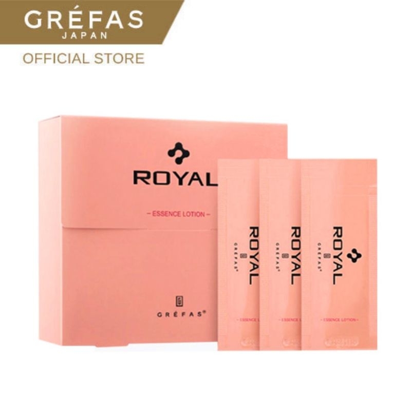 GREFAS ROYAL ESSENCE LOTION เกรฟาส โรยัล เอสเซ้นส์ โลชั่น 30 ซอง BEST BEAUTY AWARD 2020