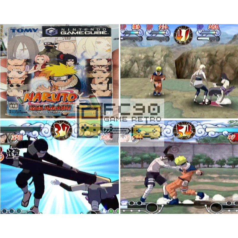 แผ่นเกมนารูโตะ Naruto: Gekitō Ninja Taisen! 3 [GC] แผ่นมือสอง สำหรับนักสะสมเกมเก่ายุค90 เกมคิวบ์ GAM