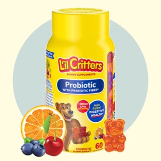 L'il Critters, Probiotic, Natural Cherry, Orange & Grape Fla…