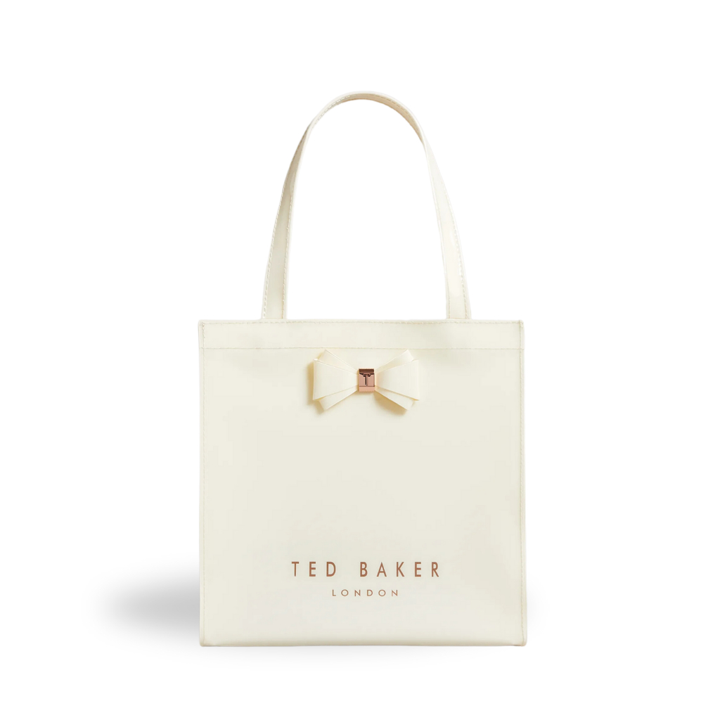 (พร้อมส่ง) ของแท้ 100% 🇬🇧 Ted Baker Aracon Plain Bow Small Icon Bag - ivory