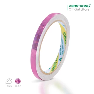 Armstrong เทปสติกเกอร์เลเซอร์ (สำหรับงานตกแต่ง) 8 สี 2 แบบ ลายตาราง, ลายทราย / Laser Sticker Tape