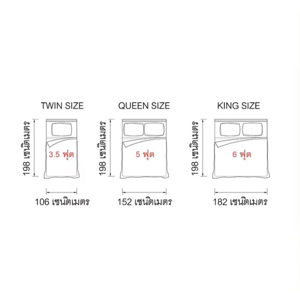 ชุดเครื่องนอนครบเซ็ต 6 ชิ้น พร้อมผ้านวม ขนาด 3.5 5 6 ฟุต thumbnail 4