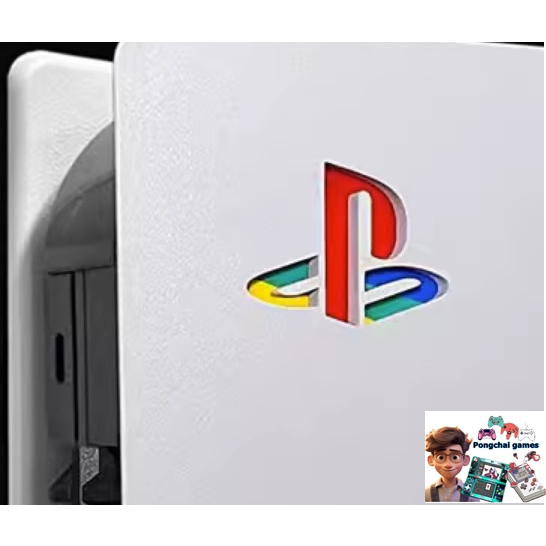 สติกเกอร์โลโก้ ps5 ฟิล์มสี สติกเกอร์โลโก้ รุ่่นธรรมดาหรือ slim