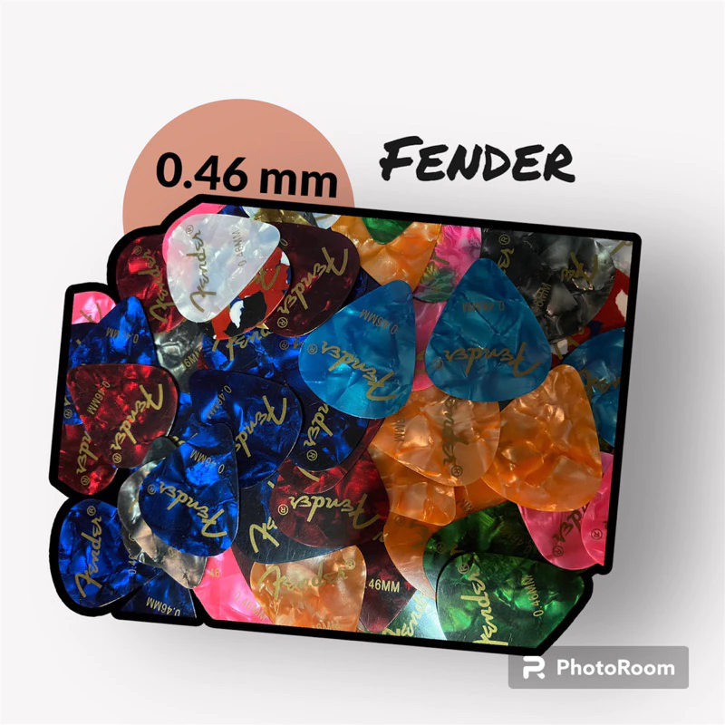 ปิ๊กกีต้าร์ Fender 0.46 mm ของแท้ 100%