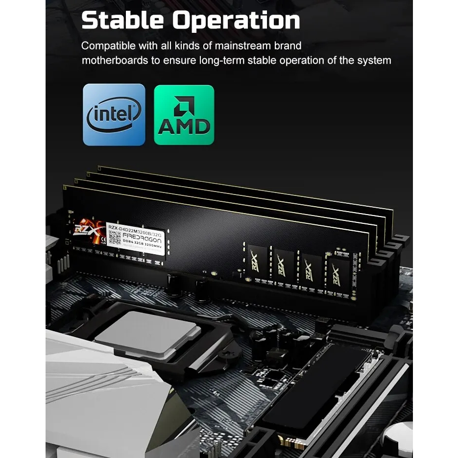 แรม PC DDR4 16GB บัส 3200