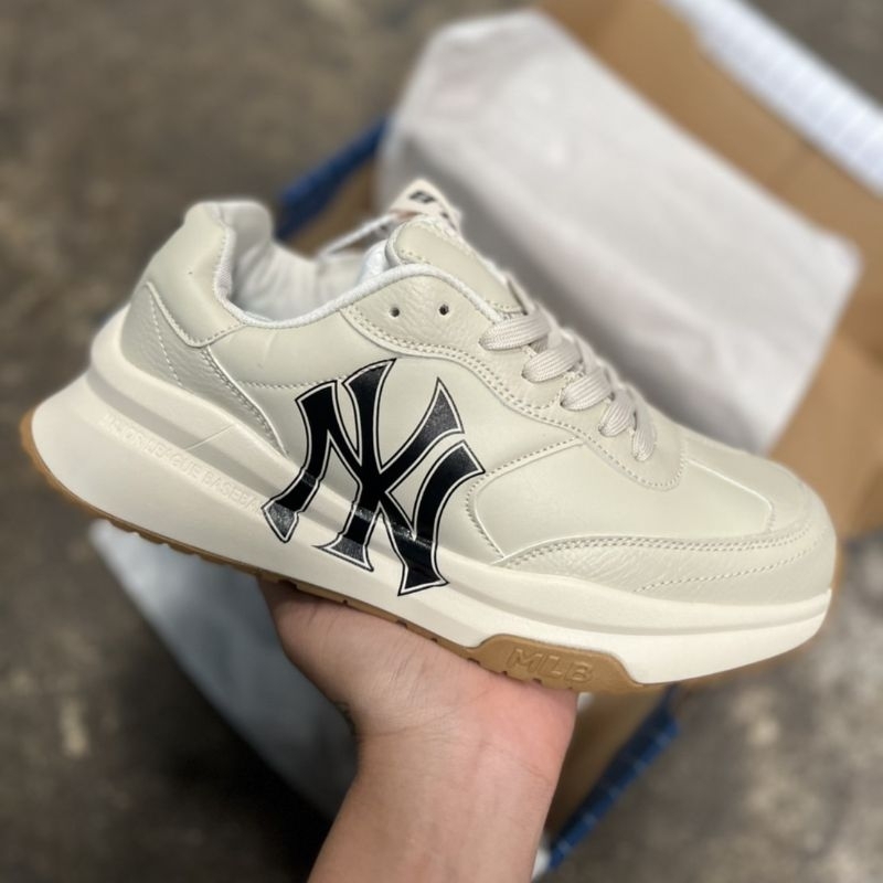 รองเท้าผ้าใบ MLB รองเท้า MLB NY 📌มีกล่อง📦มีถุง🛍 🌟พื้นสูง❤️ใส่น่ารัก Made in Korea🇰🇷