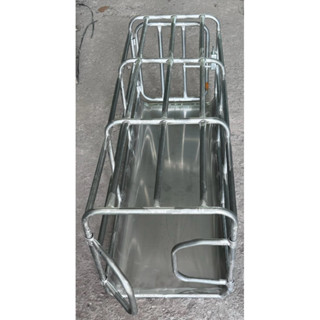 กรงจับหมูขุนแบบนอนเปิดสองด้านพื้นสแตนเลส304